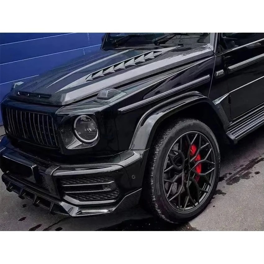 Upgrade G63 Carbon Kit Topcar Style Dry Carbon Car Bumper Front Lip For  Benz G63 W464 G500 G550 2019-2024y